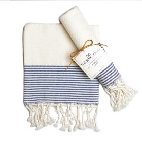 Turkish Hand Towels Set of 2 100% Cotton Kitchen and Bathroom Hand Towels Decorative Hand Towels for Bath Guest Face Hair Tea Dishcloth 40x18 inc