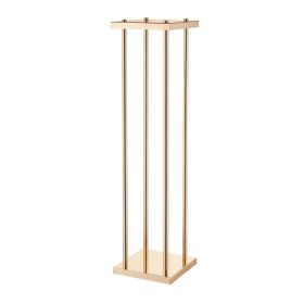 VEVOR Wedding Flower Stand, 10PCS 31.5-inch Column Flower Stand, Floral Stands with Metal Laminate, Cylindrical Cubic Floral Display Rack for Wed