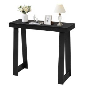 VEVOR 36 in Console Table, Modern Desk Behind the Couch, Wooden Rectangle Entrance Desk, Narrow Long Sofa Table Accent Stand, Ideal for Hallway