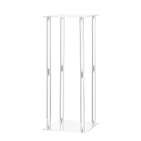 VEVOR Wedding Flower Stand, 10PCS 19.69-inch Column Flower Stand, Floral Stands with Acrylic Laminate