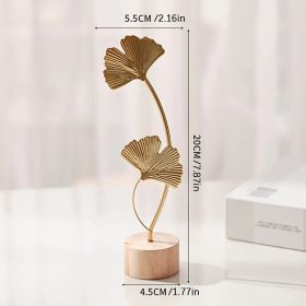 ScandinavianElegance Light Luxury Metal Art for Home Decor