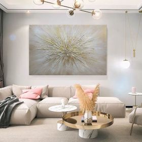 Original Abstract Gold Foil Oli Painting on Canvas Large Handmade Painting Gold Texture Wall Art Personalized Gift Modern Living Room Decor (style: 01, size: 70x100cm)