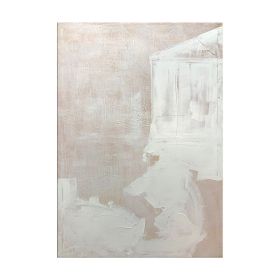 Pure Color Hand-Painted Abstract Oil Painting Modern Decoration Nordic Light Luxury Villa Painting No Frame (size: 75x150cm)