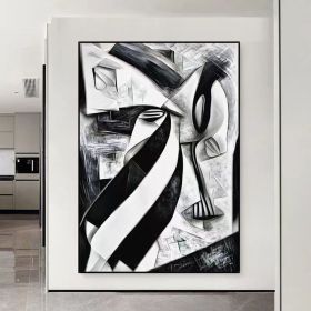 Abstract Oil Painting On Canvas Modern Figure Oil Painting Hand Painted Large Wall Art For Home Decor (style: 01, size: 120x160cm)