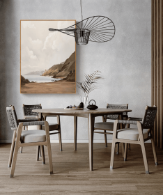 Large Abstract Landscape Oil Painting on Canvas Hand-painted Mountain and Lake Canvas Wall Art Modern Nature Wall Art for Living Room (style: 01, size: 100X150cm)