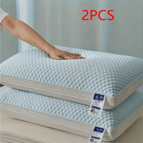 Cooling Breathable Tofu Pillows (Color: Deep Blue)